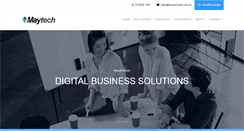Desktop Screenshot of maytechweb.com.au
